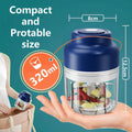 Zoravique Electric Food Chopper — 5-Second Prep, Chef-Level Results
