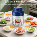 Zoravique Electric Food Chopper — 5-Second Prep, Chef-Level Results